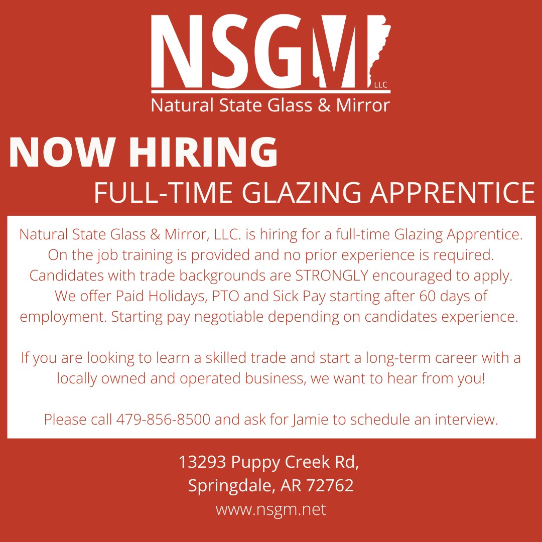 Looking to start a career in the trade business or perhaps you already work in the trades and want a new career path?? We'd love to hear from you! 🚿🪟🪞🤝