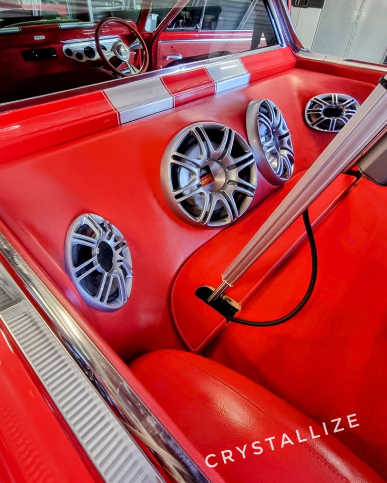 This one-of-a-kind classic features incredible custom airbrushed strip artwork honoring old-school music legends, a roaring big-block engine, oversized rear tyres, and a fully custom interior. It’s a head-turner from every angle!
We carried out a full interior and exterior detail to ensure this beauty shines as bright as its candy red finish. Every surface—inside and out—received meticulous attention to do justice to the craftsmanship and personality of this car.
Cars like this remind us why we love what we do. Bringing out the best in something so unique is an absolute privilege. Thank you for trusting us to keep this legend looking its best!