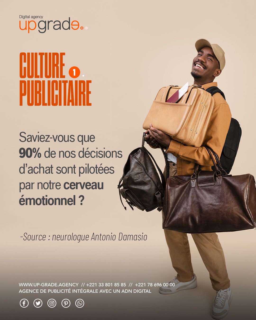 Le neuromarketing révèle que les couleurs, les formes et les mots perçus en moins de 2 secondes influencent inconsciemment vos clients.
Exemple concret : Un packaging rouge stimule l’urgence, tandis qu’un ton rassurant (ex: "Confiance depuis 20 ans") active la zone de sécurité du cerveau.
Nous transformons ces insights en campagnes qui parlent directement à l’inconscient de votre audience.
#MarketingDigital #StratégieDigitale #TransformationDigitaleue #DigitalMarketing
#MarketingDigital #StratégieDigitale