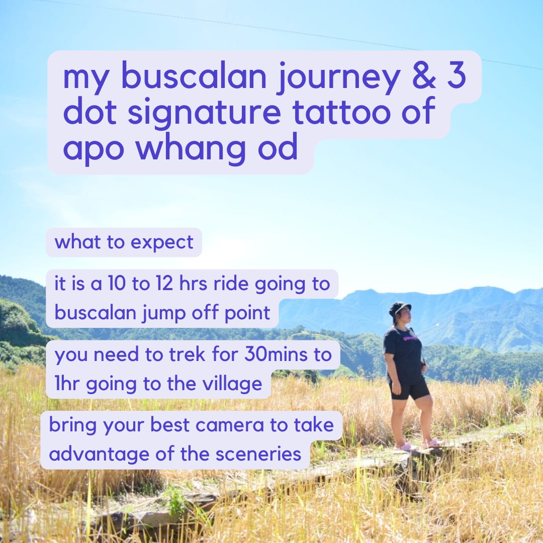 Got the three dots. Honoring tradition, strength, and the legacy of a living legend. Inked in Buscalan, etched by Apo Whang Od's skilled hand. This isn't just a tattoo; it's a testament to culture, resilience, and the beauty of the Philippines. #InkedByApo #BuscalanJourney #LivingTradition #qingtravels