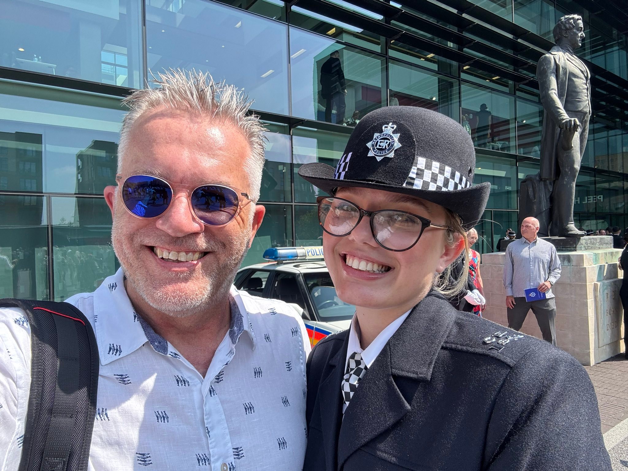 After the birth of my daughters today was the proudest day of my LIFE. My amazing daughter passing out parade at Hendon. She only went an won an award for being the top student in her cohort. She is also studying for her Policing Degree. Soo proud #prouddad