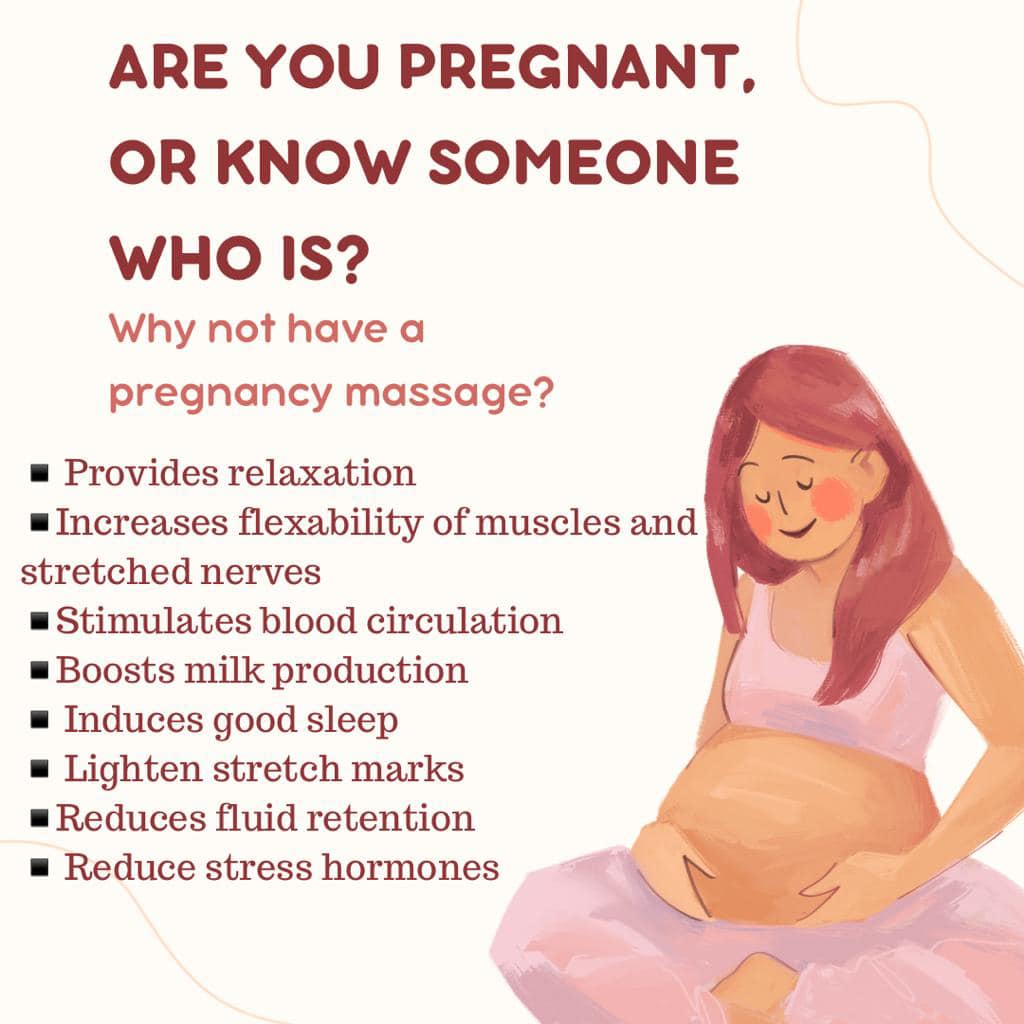 Book in with our amazing massage specialists for the ultimate mum to be treat ❤️❤️❤️
