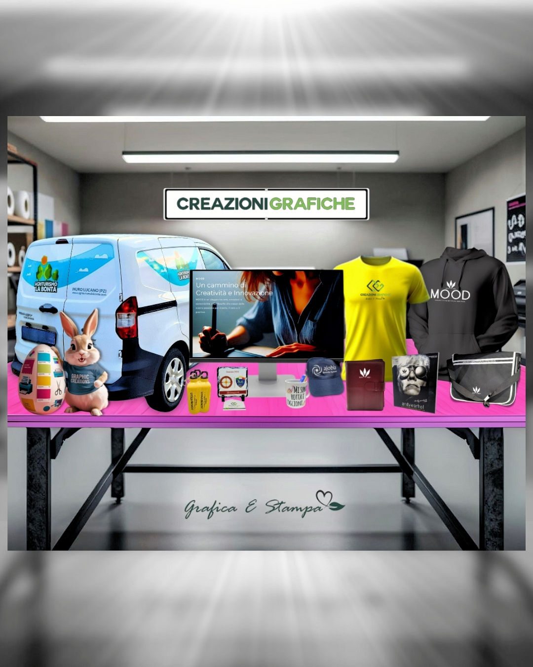 🎯 Il nostro tavolo della creatività è sempre pieno… di idee!
Plotter che ronzano, pellicole che si srotolano e progetti che prendono vita ogni giorno.
Per noi non è solo lavoro: è entusiasmo, passione e tanto divertimento! 💡🔥
🧠 Tra un’idea folle e una geniale (spesso coincidono 😄), trasformiamo ogni richiesta in una vera creazione su misura!
📍 Vieni a scoprire dove nasce tutto questo, ti aspettiamo al nostro punto vendita in Via Lisbona 45!
✅ Info Point
📞 366 721 0703 (WhatsApp | Telegram)
☎️ 0971 1947682
📨 creazionigrafichesnc@gmail.com
📨 info@creazionigrafiche.store
#CreativitàSenzaSosta #CreazioniGrafiche #LaboratorioIdee #GraficaCheParlaDiTe #PersonalizzazioneVeicoli