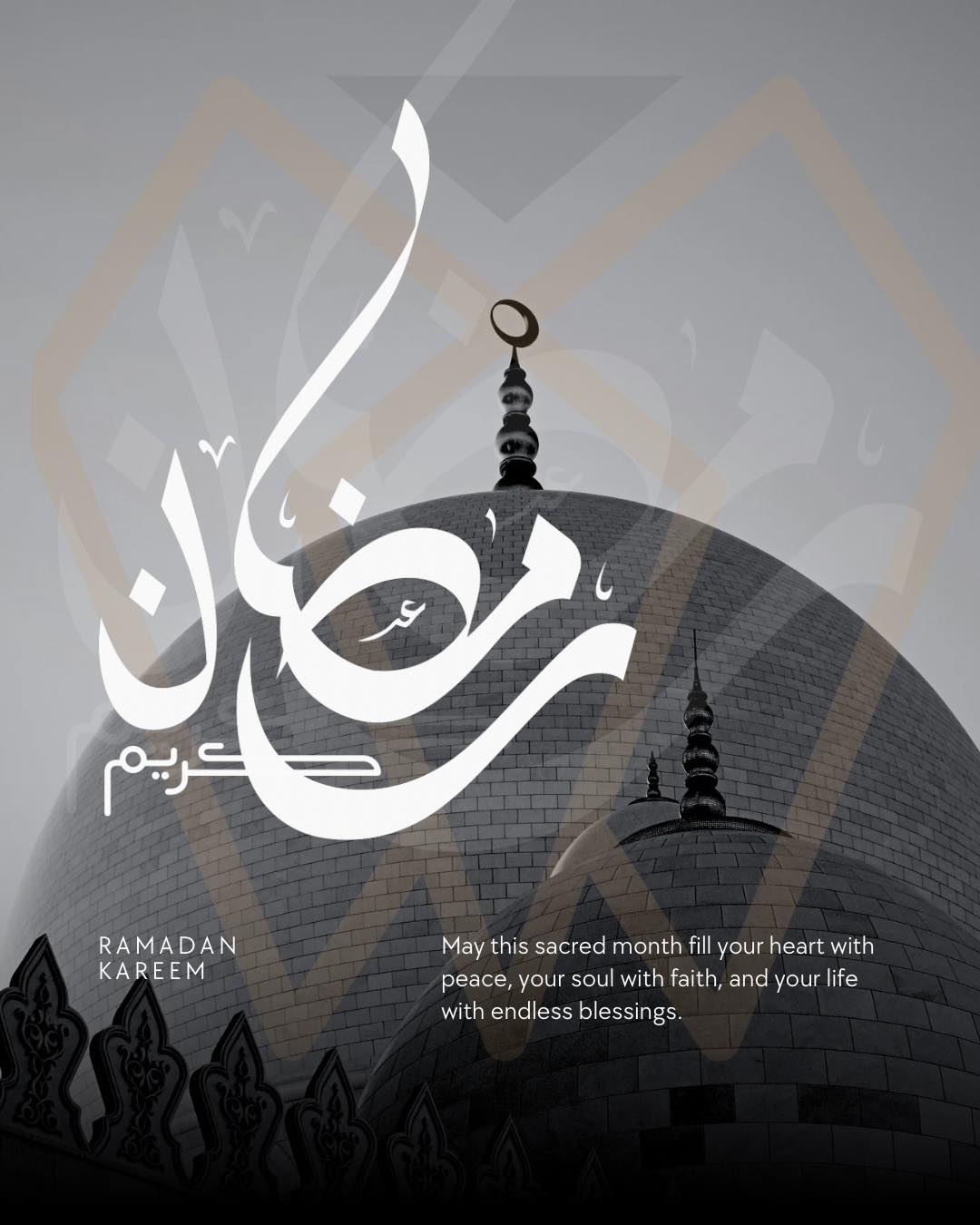 "May this Ramadhaan bring peace, blessings, and a heart full of gratitude. 🌙✨ #RamadhaanMubarak #BlessedMonth #FaithAndGratitude"