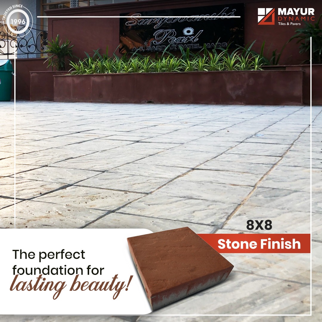 Experience nature’s beauty underfoot with our 8x8 Stone Finish Pavers.
.
.
.
.
#pavers #mayurtiles #slabs #kerbs #prefectfit #durability #stylish #mayurdynamic #cogent2024 #creativebycogent