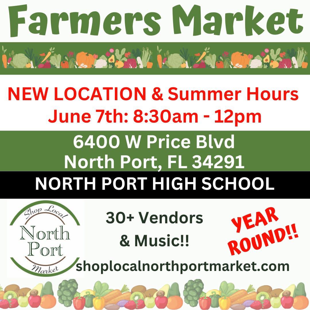 Support Local! Check out the new market address. Join in the anniversary raffle! Donyol’s will be absent June and July, but the catering line will always be open! Msg (941) 888-0158 🧡