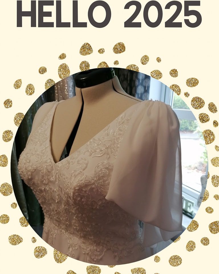 So who's going wedding dress shopping soon? Exciting times!
To all my lovely ladies, I wish you a Happy New Year and thanks for all the love and support.
Much love
Julie x
#weddingseason #bride #derbyshire #clothingalterations #burton #bridetobe #bridesmaids #alterations #brides #wed2be #bridesmaidalterations #2025bride #2025bridetobe #christmas #wed4less #wed2b #swadlincote #dressmaker #bridalseamstress #swadlincoteweddings #weddingdress #weddings #bridalalterations #sewing