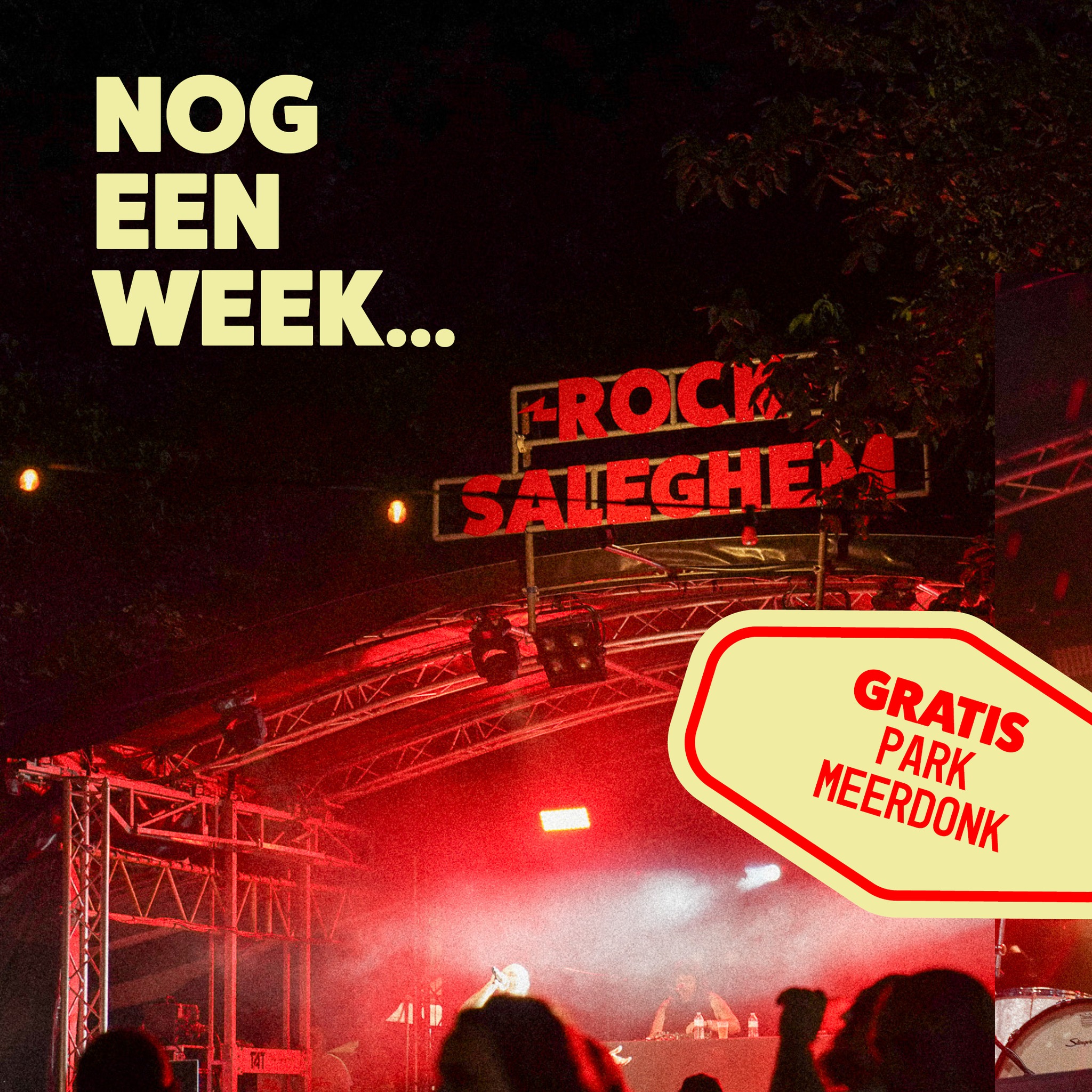 Nog een weekje en het is weer zover. Zo veel zin in!
#rocksaleghem #free #festival #drogeworst #waasland