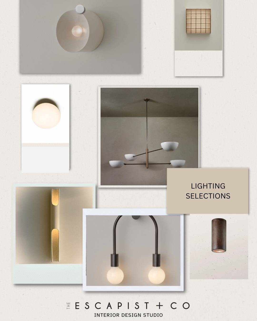 Lighting is poetry in form.
The unexpected pause, the dramatic exhale, the soft light that pulls you in.
We are deep in lighting selections for an upcoming project, and the process is nothing short of electric. Sculptural silhouettes, tactile finishes, bold statements balanced with quiet moments of restraint. Each piece chosen not just to illuminate, but to evoke.
It is about more than function. It’s about how light moves across a textured wall, through an open void, wrapped around the edge of a space at golden hour.
This next project is all about material tension and emotional atmosphere and the lighting is setting the tone.
Can’t wait to share more soon.
#LightingDesign #MaterialAlchemy #theescapistandco #DesignInProgress #LuxuryInteriorDesign
#InteriorDesignStudio #ArchitecturalLighting #HighEndInteriors #InteriorDesignInspo #InteriorArchitecture
#DesignProcess #InteriorDesignDetails #LightingInspo #InteriorDesignServices #CustomLighting
#LuxuryHomes #DesignThatTellsAStory