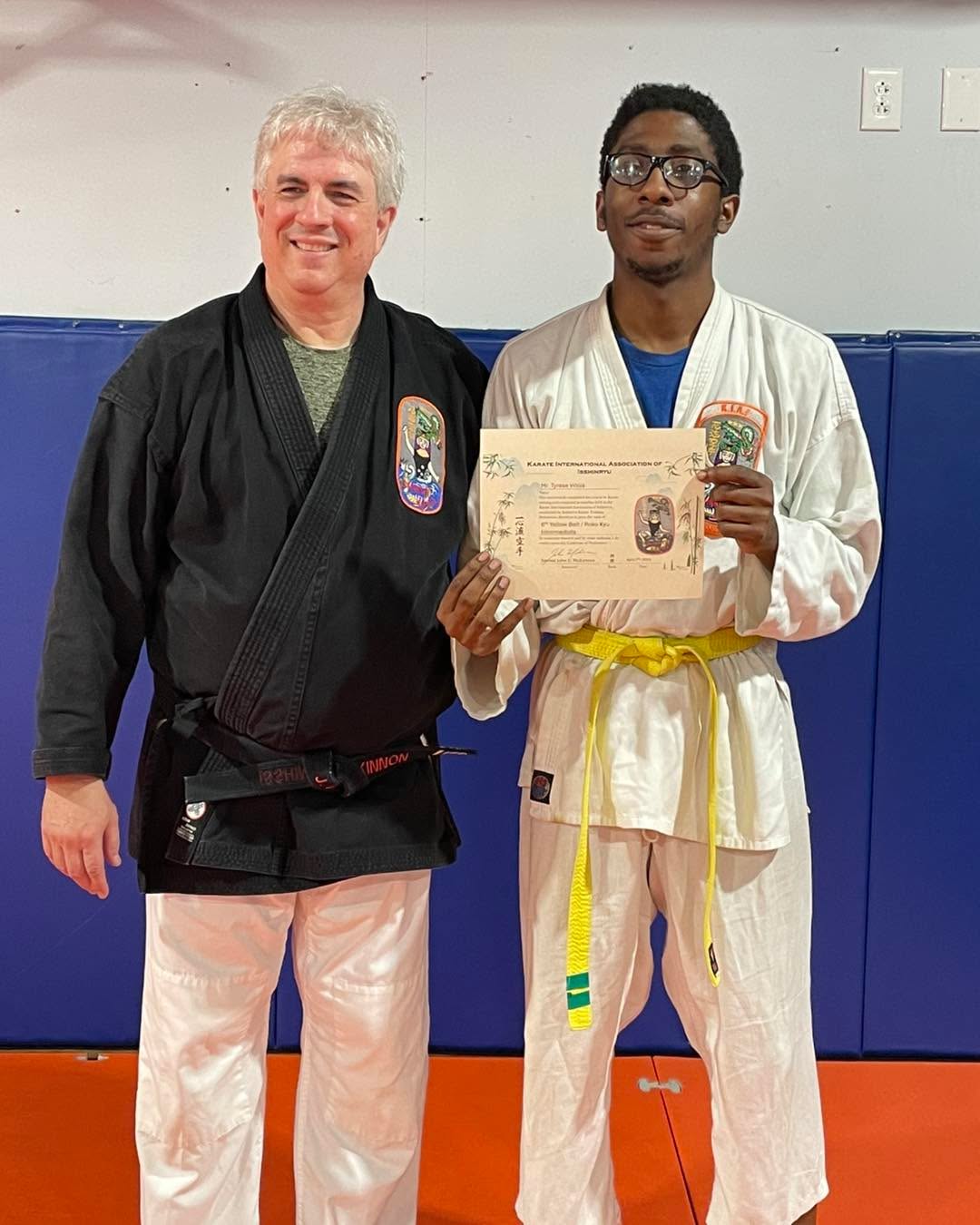 Congratulations to Mr. Willis!!! Promoted to Roko Kyu Intermediate Level in Isshinryu Karate!!!