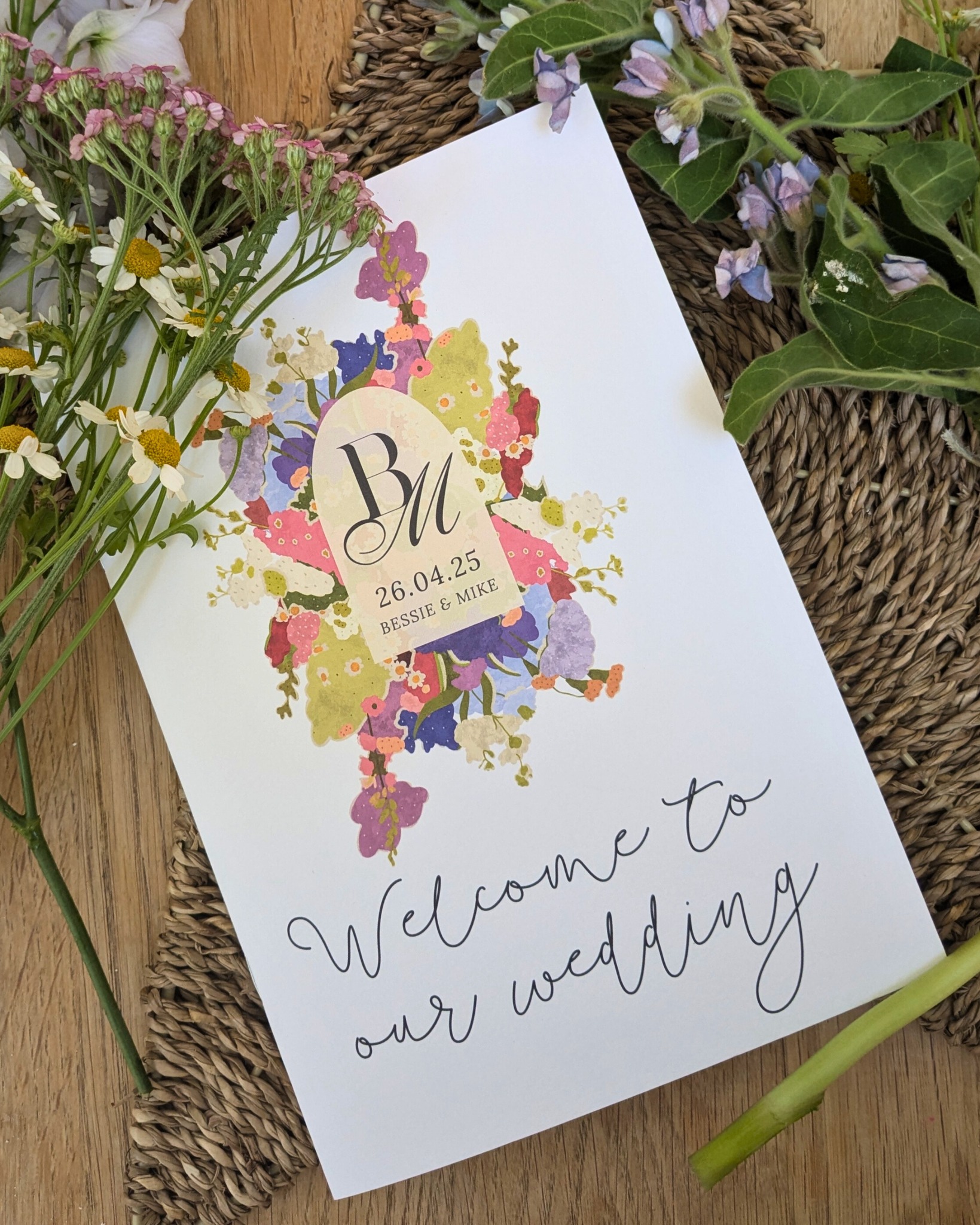 🌞 Order of the Day booklet 🌞
Everything about this booklet is so personal – from the hand-drawn illustration of your wedding flowers (or whatever you'd like, a special place, pup or photo etc) to the custom monogram thats woven throughout the booklet and your other stationery.
This is an example of what you could do, but we can do anything! For Bessie & Mike's I included their favourite photo together, a line-up of their wedding party (complete with little illustrated portraits – my favourite bit!), and the full order of the day, ceremony details, readings, and a thank you message for their guests. We even added a sweet final page inviting everyone for cocktails in the courtyard 🍸🌿
It’s such a lovely way to share your day with your guests – and everything can be completely tailored to you. Your flowers, your people, your story.
If this sounds like something you’d love for your wedding, you can now find it over on my website. I’d love to create something beautiful and personal for your big day ✨
https://www.lucyandbug.co.uk/product-page/personalised-floral-wedding-order-of-the-day-booklet
#WeddingStationery #OrderOfTheDay #LucyAndBugDesigns #WeddingIllustration #HandDrawnStationery #WeddingFlowers #PersonalTouches #UKWeddings #FloralDesign #BespokeStationery #ModernWeddingIdeas