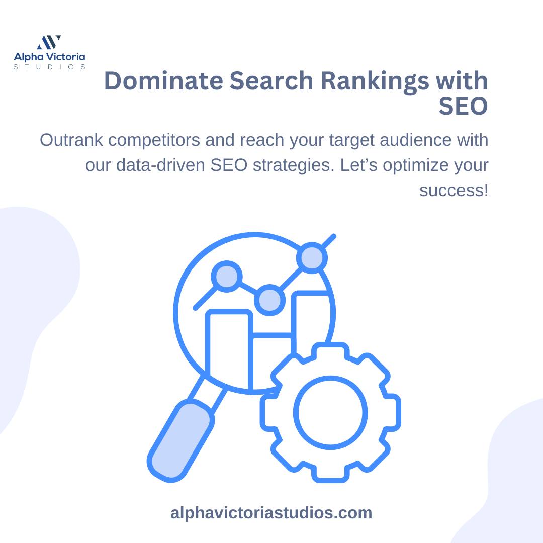 Dominate Search Rankings with SEO || Outrank competitors and reach your target audience with our data-driven SEO strategies. Let’s optimize your success!
Visit :- https://www.alphavictoriastudios.com/
#SEOExperts #SearchEngineOptimization #AlphaVictoriaStudios #MarketingStrategy #DigitalSolutions #PageOneResults #GrowOnline #DigitalMarketingAgency #GulfportMS