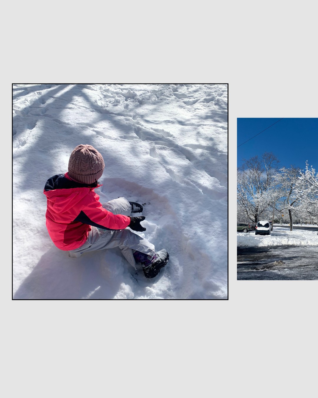 ❄️ Snow days in Canada! ❄️
Snow still feels like a magical change of scenery for us, coming from the Philippines and a decade in the Middle East. My daughter loves playing, exploring, and soaking it all in.
The view inspires us and reminds us how beautiful new experiences can be. 🤍✨
What’s your favorite winter memory? We’d love to hear it!
#SnowyDaysinCanada #SandstormToSnowstorm #NewAdventures #WinterPhoto