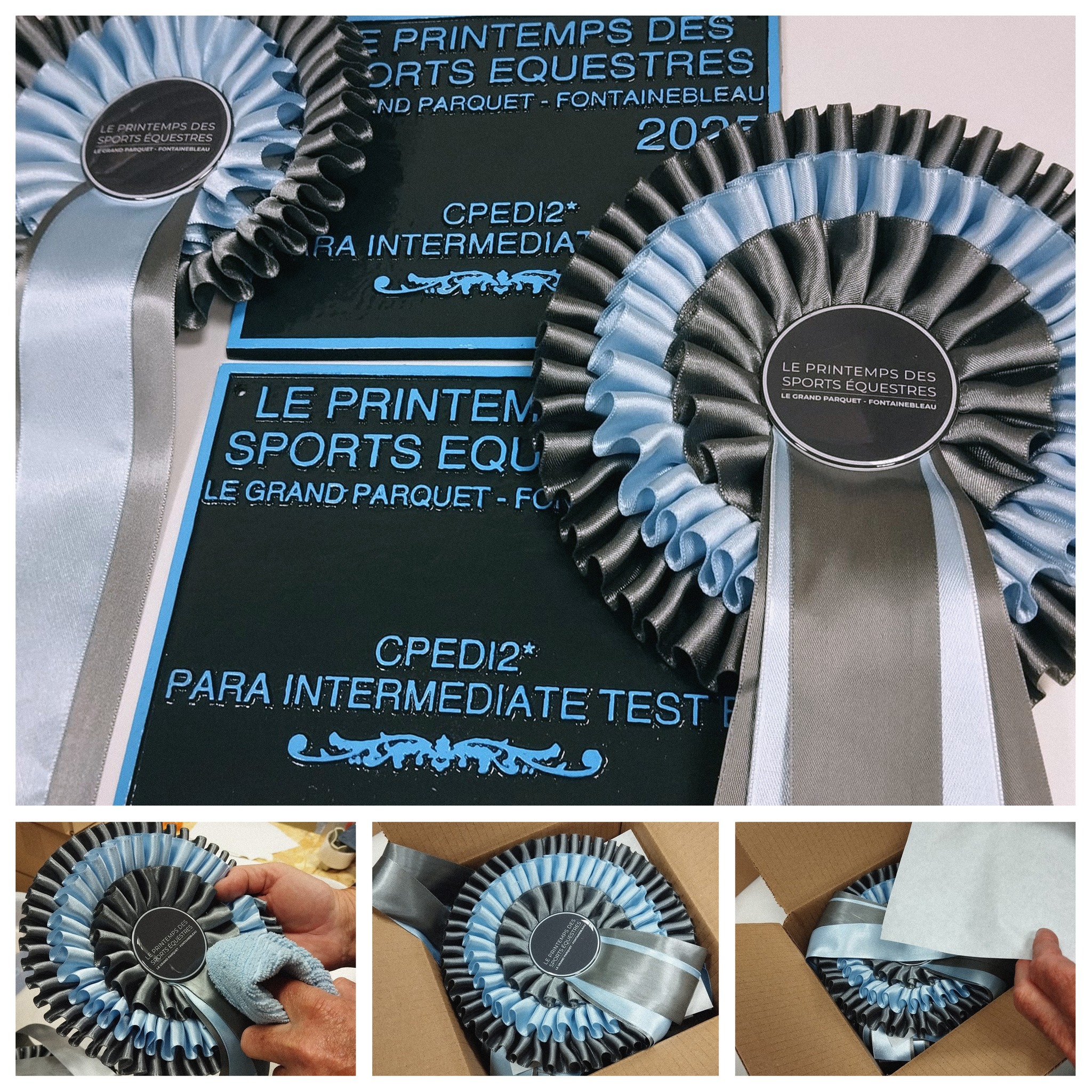 Retour en images sur le Printemps des Sports Équestres ! 📷🐎
Après un début de semaine pluvieux, le soleil était au rendez-vous pour finir en beauté cette édition 2025 du Printemps des Sports Équestres à Fontainebleau. Nos récompenses ont été mises en valeur tout au long de cette semaine sur toutes les épreuves. Un grand bravo à l'organisation, aux cavaliers, à leurs équipes et à leurs chevaux pour cet bel évènement ! 🏆
Merci d'être venu nous rencontrer !
Prochain Rendez-vous les 7 et 8 juin 2025 pour les championnats de France du chien de race dans le parc du château de Brognon, à deux pas de Dijon ! 🐕