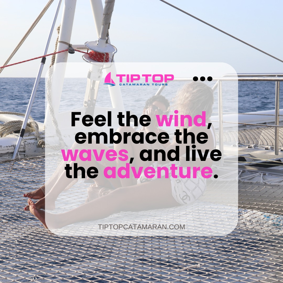 Feel the wind in your hair, embrace the waves beneath your feet, and let every moment be an adventure. 🌬️🌊
Life is meant to be lived boldly, and the sea is calling you to explore its endless wonders. 🚤✨
Set your spirit free with Tip Top Catamaran, where every sail is a journey of discovery. 🌅
#livetheadventure #feelthewind #embracethewaves #tiptopcatamaran #inspirationdaily #oceanlife #sailingadventure #quoteoftheday #seasthaday #adventureawaits #caribbeanmagic