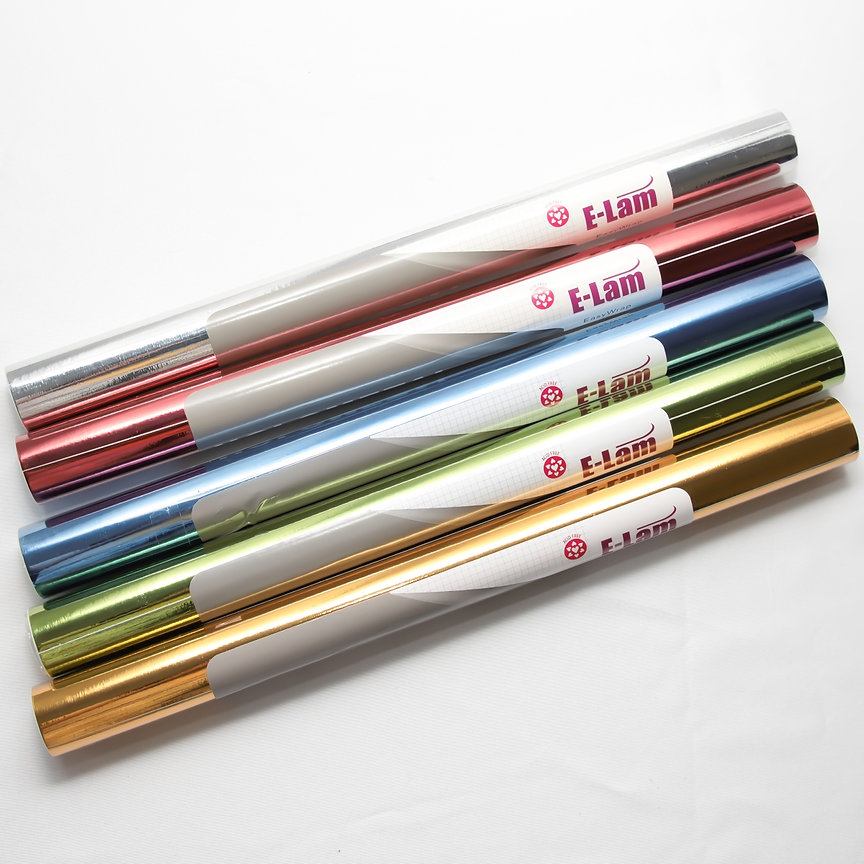 E-Lam's Holographic Self Adhesive Film. Qty 5 Rolls in each pack
Metalized, shiny, colorful self-adhesive rolls which can be used in numerous ways such as book covering, copy book covering or for arts and crafts. Simple to use, cut to required size, remove release liner paper and apply.
33cm x 1 Mtr. https://www.e-lam.ie/product-page/holometal-rolls
#elamproducts #selfadhesive #selfadhesivebookcover #bookprotection #booklover #bookcovering #bookcover #librarylife #bookrepair #booklovers