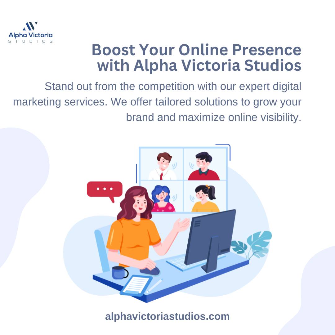 Boost Your Online Presence with Alpha Victoria Studios || Stand out from the competition with our expert digital marketing services. We offer tailored solutions to grow your brand and maximize online visibility.
Visit :- https://www.alphavictoriastudios.com/
#DigitalMarketing #BrandGrowth #OnlinePresence #AlphaVictoriaStudios #SEO #MarketingStrategy #ContentCreation #BusinessGrowth #SocialMediaMarketing #BrandBuilding #LeadGeneration #WebsiteOptimization #DigitalAdvertising #MarketingAgency #ContentMarketing