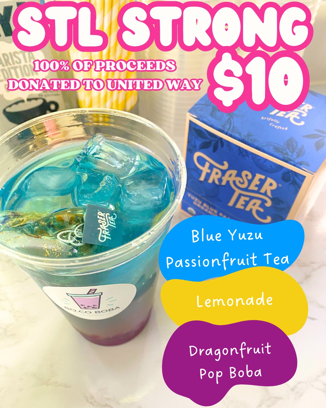 Drinks taste better when they do good. Grab our STL Strong drink this month, and we’ll send 💯% of those proceeds to @unitedwaystl. #STLStrong