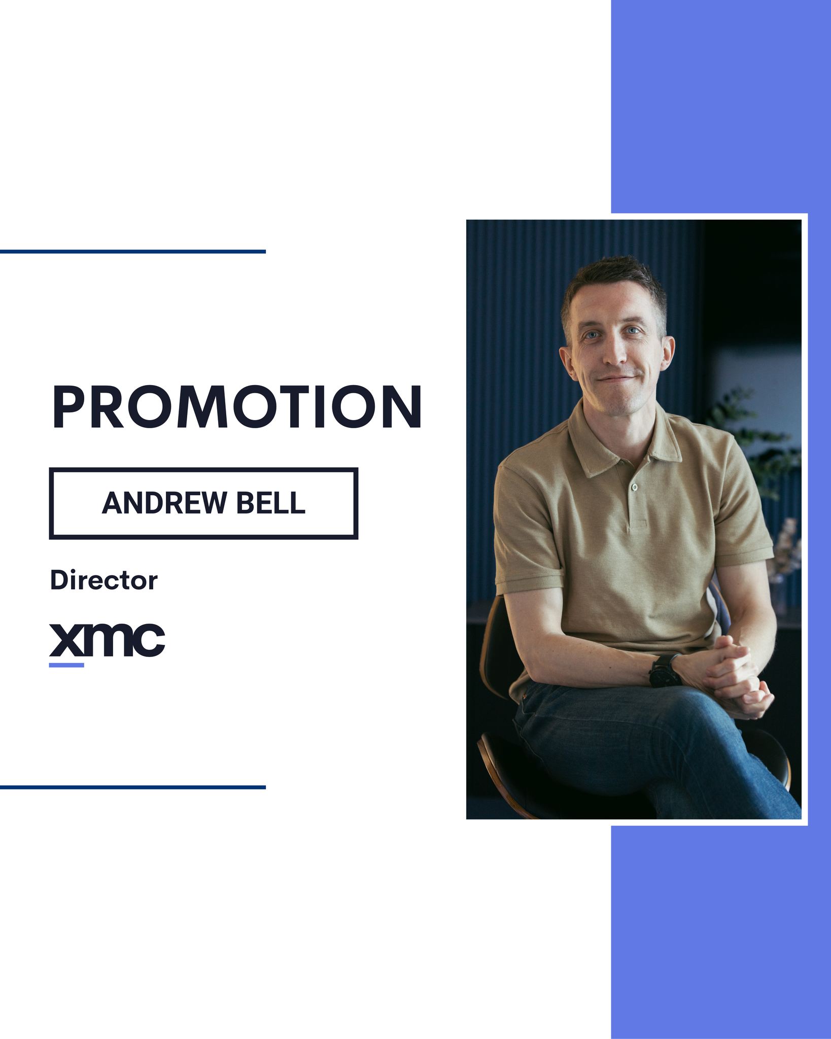 We are so excited to announce Andrew Bell's promotion to Director at XMC!
For over five years, “Andrew has been a key architect of our partnership strategy and evaluation efforts,” said Duncan Fraser, Vice President. “His thought leadership and strategic insight have been instrumental in establishing XMC as an industry leader in developing partnership strategies and measuring their impact. We’re incredibly proud of Andrew’s continued contributions to developing XMC+ (our enhanced sponsorship evaluation and measurement service utilizing the latest in AI technology) and the lasting value he brings to the team every day.”
#eXperienceIsEverything #eXperientialMarketing