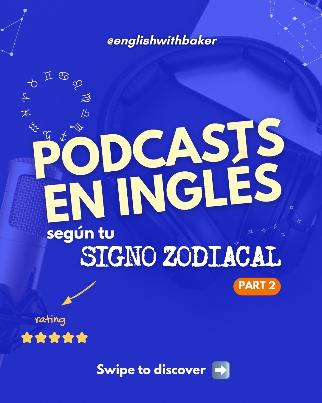 Qué signo eres y te diré qué podcasts puedes empezar a escuchar.🎧✨
PARTE 2
¿Si te dijera que puedes comenzar según tu signo zodiacal? 🔮 Porque... let's be honest!... la astrología es infinitely better cuando realmente te identificas con lo que escuchas. 💫
♈️ Aries / Aries
♉️ Taurus / Tauro
♊️ Gemini / Géminis
♋️ Cancer / Cáncer
♌️ Leo / Leo
♍️ Virgo / Virgo
♎️ Libra / Libra
♏️ Scorpio / Escorpio
♐️ Sagittarius / Sagitario
♑️ Capricorn / Capricornio
♒️ Aquarius / Acuario
♓️ Pisces / Piscis
¿Quieres empezar a usar podcasts como tu mejor aliado para entrenar el oído?
Escribe PODCAST en los comentarios y te mando mis mejores tips para aprender y practicar inglés haciéndolos parte de tu rutina.
Y sígueme para sonar cada vez más... riveting 😌🎧
#listening #podcast #aprenderinglés #inglés #englishtips #learnenglishonline #englishwithbaker #listeningpodcasts #zodiacsigns #englishzodiac #astropodcasts #canvaméxico