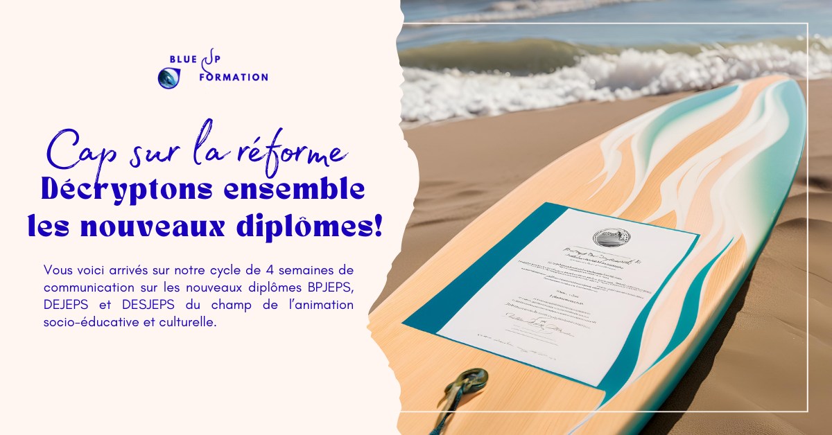 On se lance sur 4 semaines de décryptage des grandes informations de la réforme des diplômes DEJEPS, BPJEPS et DESJEPS à ne pas louper sur https://wix.to/Lu5zMIw 🎓💼 Prêt? Rejoignez-nous ! Des questions? N'hésitez pas! #formationprofessionnelle #nouveaudépart #dejeps #desjeps #bpjeps