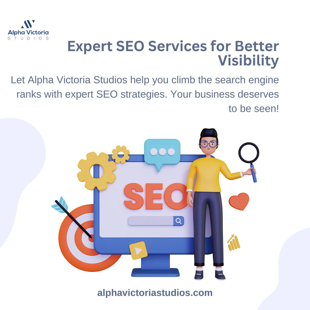 Expert SEO Services for Better Visibility || Let Alpha Victoria Studios help you climb the search engine ranks with expert SEO strategies. Your business deserves to be seen!
Visit :- https://www.alphavictoriastudios.com/
#SEO #SearchEngineOptimization #AlphaVictoriaStudios #DigitalMarketing #GrowYourBusiness #SEOExperts #OnlineVisibility #SearchRankings #MarketingAgency #ContentMarketing #SEOOptimization #WebsiteTraffic #BrandAwareness #MarketingServices
