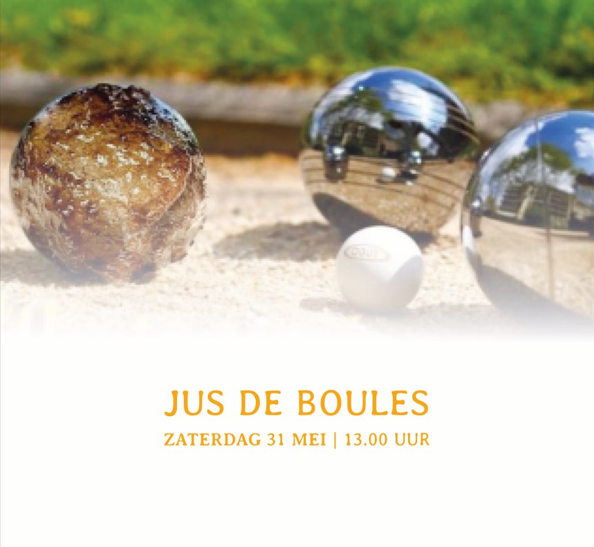 Het is weer tijd voor JUS DE BOULES!🥇
Lever op aanmelding zaterdag 31 mei om 13:00u minimaal 2 zelfgemaakte gehaktballen in bij 't Houteveen. Vervolgens lopen we naar het parkje achter St. Josef voor een gezellig potje jeu de boules. Ondertussen buigt de jury zich over de smaak, geur en vorm van alle gehaktballen. Rond 15:00u horen we tijdens de prijsuitreiking wie na René van Wegen, Angelique Blom, Anja Lam en Jan Berg dit jaar de lekkerte gehaktbal van 't Houteveen kan maken!
Doe je mee? Meld je dan aan bij de bar.