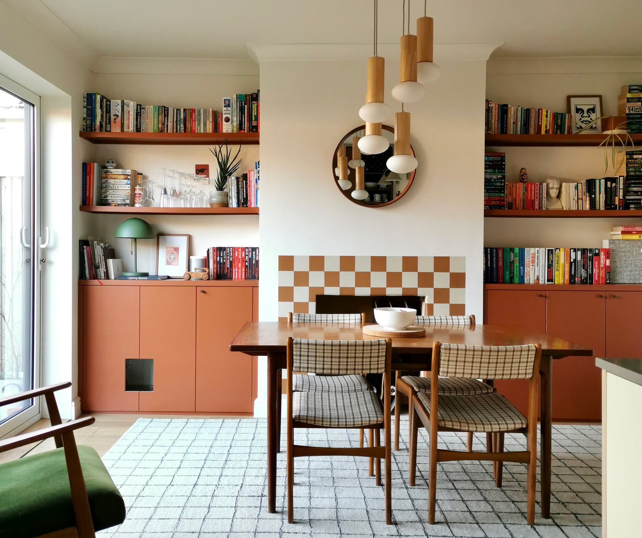 Our 3 bedroom semi had the traditional layout with separate kitchen & dining room. It looked "acceptable" in the estate agents pics (swipe). In reality, it was a dark and depressing death trap; an electrical fire waiting to happen.
I lasted less than a year in the perilous kitchen before I truly lost my shit & started throwing teaspoons on the floor. The kitchen cabinets were knackered, the false UPVC ceiling was falling down, the fuse blew if we had the washing machine, oven & kettle on at the same time. We lost a lot of teaspoons.
In 2013 the extension ideas were binned as we desperately needed a functioning & safe kitchen, especially with a curious 11 month old about to start toddling. With a total of £14k to spend, the plan was to knock through & open up the existing space instead.
Our £14k covered:
- Knocking the wall down between the kitchen & dining room
- Blocking up kitchen door, pantry & kitchen windows along side of house
- Removing stone built outhouse to allow for a a new window overlooking the garden
- Cleaning & reusing stone to brick up old doorway & windows
- Repointing
- Levelling floors
- Flooring (we kept the original dining room floor to save money & carried the same flooring into the kitchen)
- New kitchen (cabinets, appliances & worktop)
- New radiator
- Update & move the boiler, fuse board & washing machine into new utility cupboard
- Gas supply relocated
- Rewiring, re-plumbing, plastering & decorating
- Skip hire & waste removal
If someone quoted £14k for all that work now - you'd bite their hand off. You can at least double, if not triple that figure today.
We've updated the space several times since we did the initial knock through. Another £3k in 2018 to open up and remove the badly fitted UPVC French doors updating to a large aluminium slider, and another £2.5k to update the kitchen fronts and add built in cupboards (with cat loo) in the dining room ☺️
There's still stuff I'd like to do in here, flooring being one of them with added UFH in the kitchen as we've no heating that side of the room. Swipe to see before & during pics including some scrappy floor plans which someone out there might find useful.