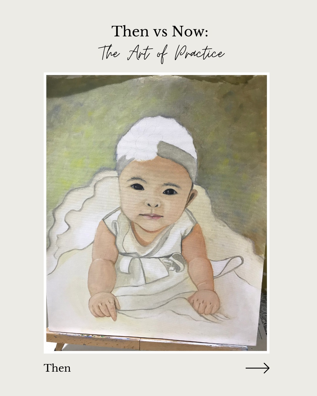 ✨ Then & Now: The Art of Practice ✨
Swipe to see the transformation! Five years ago, I picked up my brush and painted my very first portrait. Today, I can see just how far practice, patience, and passion have taken me.
Like every artist, I learned by doing—showing up, making mistakes, and painting again and again. Looking back, I’m reminded that true growth happens in the process.
Here’s to the journey, the lessons, and the countless brushstrokes ahead! 🥂💫
#TheArtOfPractice #ThenAndNow #ArtistEvolution #PortraitPainting #OilPainting