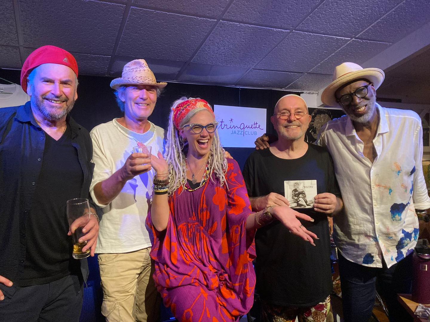 And a good time was had by all!!!! Many thanks to the folks at La Trinquette Jazz Club for having us, to my friend Paul Segal for facilitating the shows, & to the wonderful players we worked with (Ronnie Rae on keys & Jean-Luc Danna on drums). Jack & I had an absolute BALL performing in Villefranche. Hopefully we can come back & do it again next year!