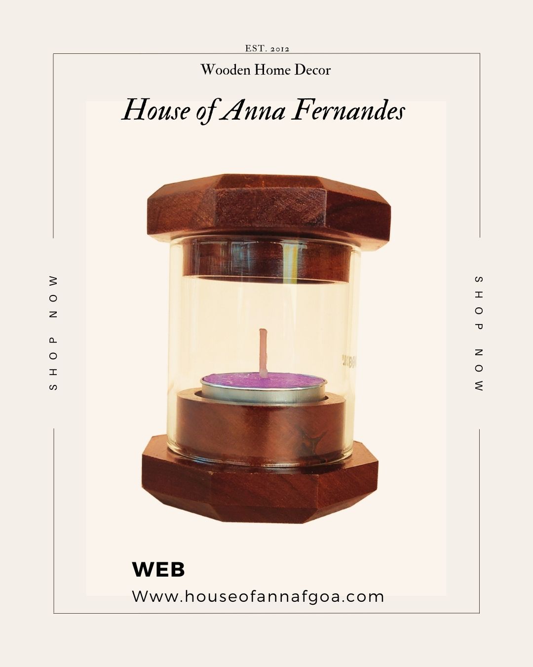 ✨ Elegance in a Compact Design! ✨
TheSmall Altar Tea Light Holder – a handcrafted wooden masterpiece designed to add a warm and cozy glow to your space. Perfect for minimalistic decor and thoughtful gifting. 🕯️💛
🛍️ Shop Now: www.houseofannafgoa.com
🎁 Great for Home Decor & Gifts
#HouseOfAnnaFernandes #TeaLightHolder #WoodenDecor #HandcraftedElegance #CozySpaces #MinimalistDesign #SustainableLiving #InstaGood #luxurydecor #homedecorideas #HandcraftedElegance #onlineshopping #smallbusiness #WarmAmbiance #TeaLightHolder #instadaily #luxurygifts #homestyling #newpost #instamood #LuxuryDecor #DeskEssentials