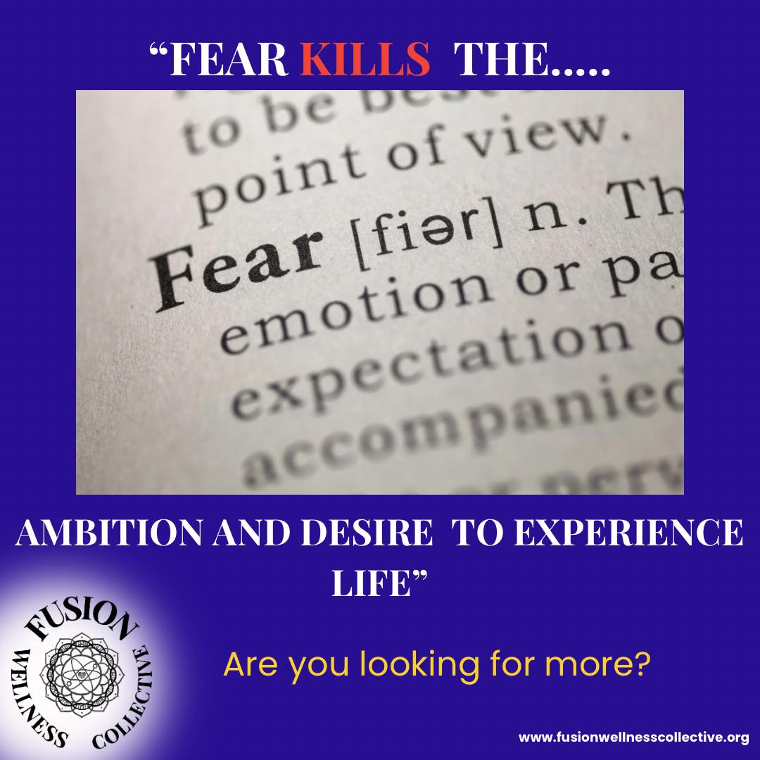 Facing Fear: “What If your meant for more?”
"I’ve spent too much of my life holding back. I was afraid of being hurt, of failing, of looking silly or being judged—by family, friends, even coworkers. I feared not knowing what I was doing, of making mistakes, of appearing foolish.
But living in fear was breaking me in…..”
Read the rest of the blog on our website you don't want to miss it!
What have you been afraid of?
Are you ready to face your fears?
#FusionWellnesscollective #BreakFree #RiseAbove #ElevateFromWithin #fear #fearless #growth #selflove #nonprofit