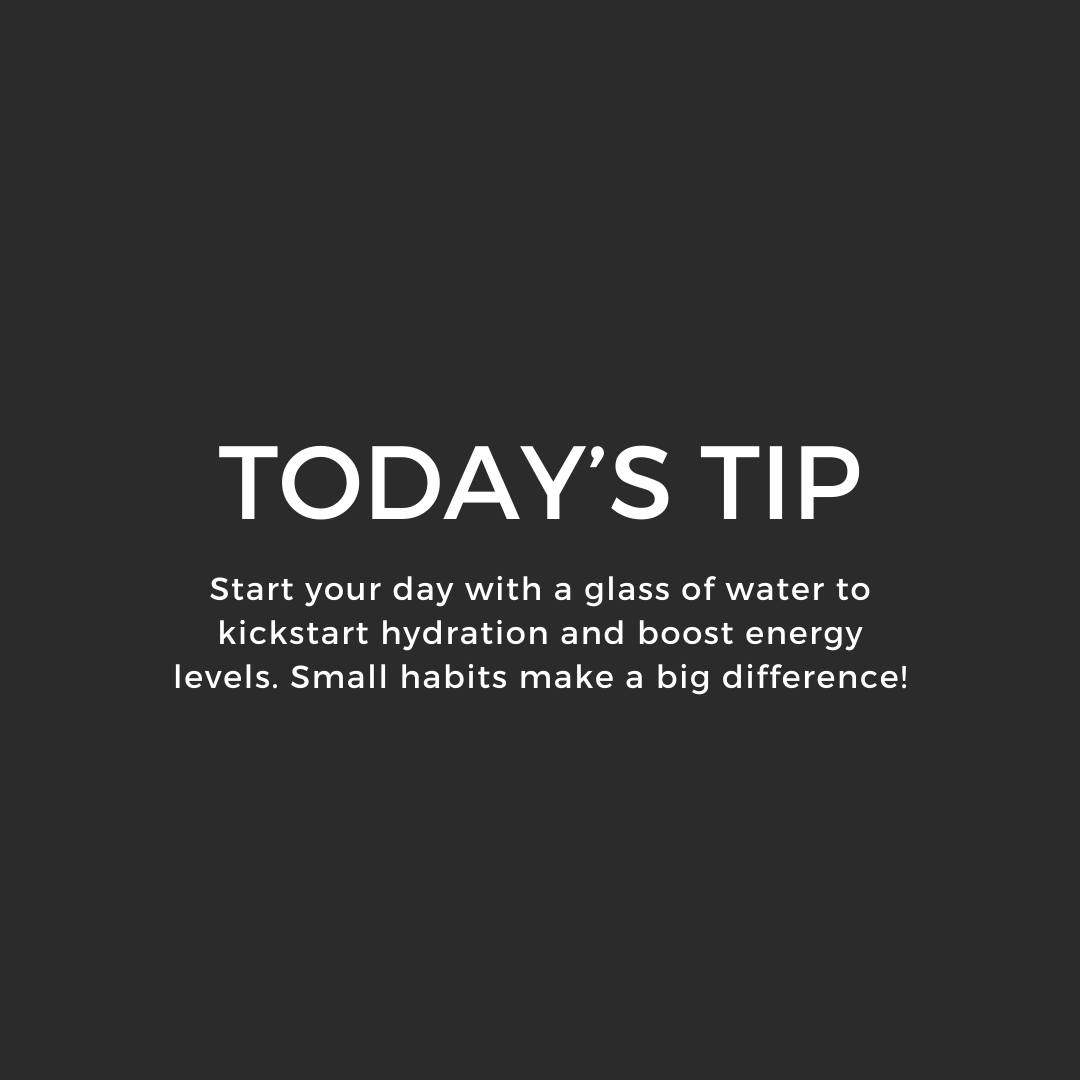 Water is your body’s best friend on your fitness journey! Staying hydrated boosts energy, improves performance, aids recovery, and keeps your body functioning at its best. Whether you're lifting weights, hitting cardio, or crushing a class, don’t forget to drink up.
Pro tip: Carry a water bottle with you and sip throughout the day—small habit, big results. How much water have you had today? 💦