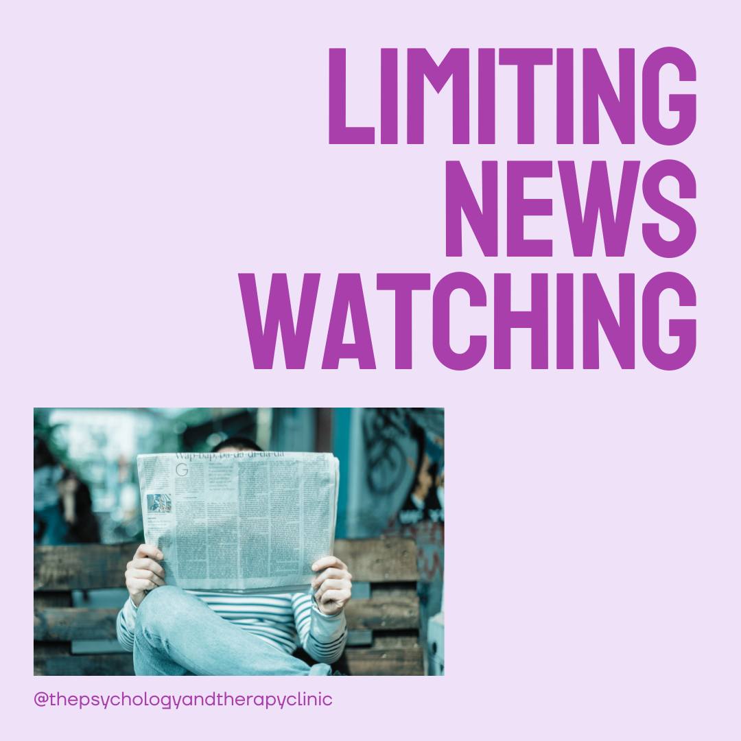 If your mood is being impacted by the News around the world, please limit your News watching. Try to watch one News show a day for up to 30 mins. Then spend your time, watching things that bring you joy and happiness.
#thepsychologyandtherapyclinic #psychology #psychologistnearme #worldnews #joy ##happiness #APS #psych #psychologysessions #melbournepsychologist #melbourne #takecareofyourself