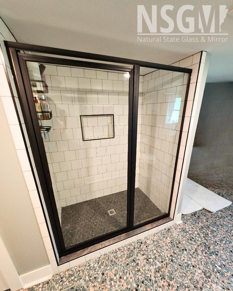 Are you trying to elevate your space on a budget? Our framed swing style option is our most cost effective option! It adds the perfect amount of flair to a space verses using an old shower curtain. We highly recommend this option if you are looking for a cost effective but eye catching enclosure!
-
📞Call us at (479) 856-8500 to schedule your free estimate today!
🌐Visit us online by clicking the link in our bio!
📍Come see us in person! At 13293 Puppy Creek Rd Springdale, AR.
#FreeEstimates #nwarksmallbusiness #NSGM #naturalstate #naturalstateglassmirror #glass #NWA #customshower #showerdesign #springdalear #rogersar #bentonvillear #fayettevillear #lowellar #bellavistaar #bathroomdesign #interiordesign #luxurybathroom #nwabusiness #northwestarkansasbusiness #glasscompany #customglassshower #customglass #LuxuryShower #Arkansas #nwahomes #homeimprovement #nwarkansas #glass #framelessshower