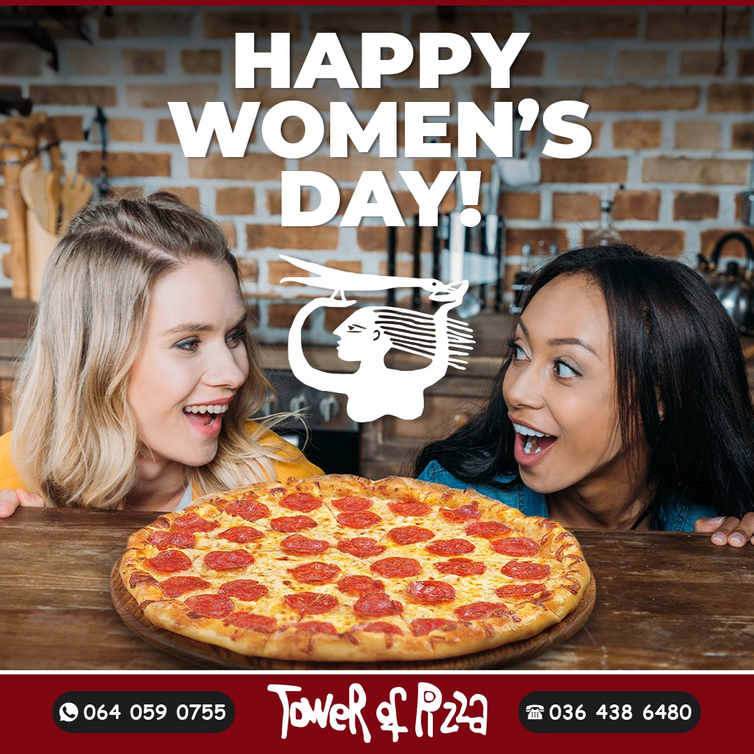 ๐This Women's Day, letโs toast to the phenomenal women who fill our lives with joy and strengthโmuch like the perfect slice of pizza brings delight to our taste buds!๐
Celebrate with us at Tower of Pizza and treat the special women in your life to their favourite flavours. Let's share love, laughter, and slices of happiness this Women's Day! ๐
#WomensDay #PerfectSlice #TowerOfPizza #PizzaLovers #WomenPower