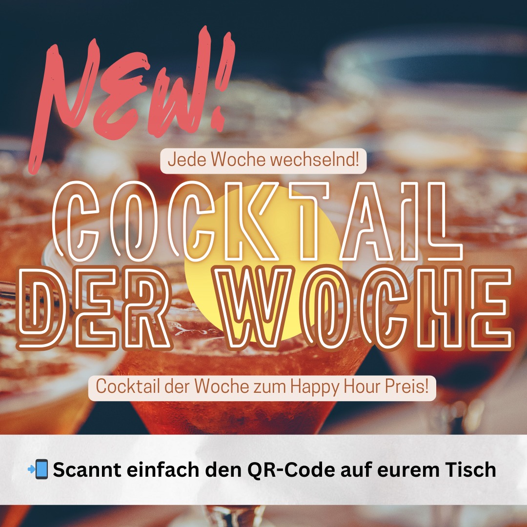 🍸 Psst… unser neuer Cocktail der Woche ist da!
Aber wer er ist? Das bleibt erstmal geheim. 👀
Nur unsere Tische wissen Bescheid – und die verraten’s dir erst, wenn du den QR-Code scannst! 📲😉
💥 Exklusiv über den Code:
🔓 Cocktail der Woche
💸 Zum Happy Hour Preis
🥂 Nur für echte Entdecker*innen!
Also: Platz sichern, QR-Code scannen & genießen.
Was drin ist? Wird nicht verraten – aber schmeckt garantiert nach „noch einen, bitte!“ 😎🍹
#CocktailDerWoche #QRGeheimnis #MojitoEmden #EmdenTrinkt #HappyHourHack #ExklusivAmTisch #DrinkDiscovery #MoinMojito