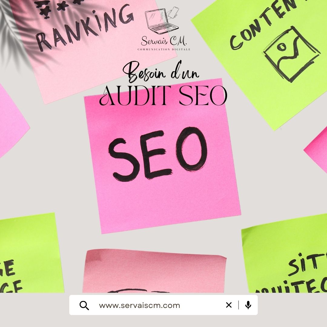 🔍💡 Optimisez Votre Présence en Ligne avec Notre Audit SEO Gratuit ! 🚀🌐
Chez Servais CM, nous comprenons l'importance d'une visibilité en ligne maximale. Obtenez un rapport détaillé sur la performance SEO de votre site, identifiez les opportunités d'amélioration et positionnez-vous en tête des résultats de recherche.
🔍 Ce que Comprend Notre Audit SEO Gratuit :
📊 Analyse Complète : Examen approfondi de la structure technique de votre site.
🎯 Mots Clés Pertinents : Identification des opportunités pour cibler votre audience.
📈 Recommandations Personnalisées : Des stratégies pour renforcer votre présence en ligne.
💬 Contactez-nous pour obtenir votre audit SEO gratuit et propulsez votre site vers de nouveaux sommets ! 💬🚀
#AuditSEO #OptimisationEnLigne #PositionnementSurGoogle #ServaisCM 🔍💻