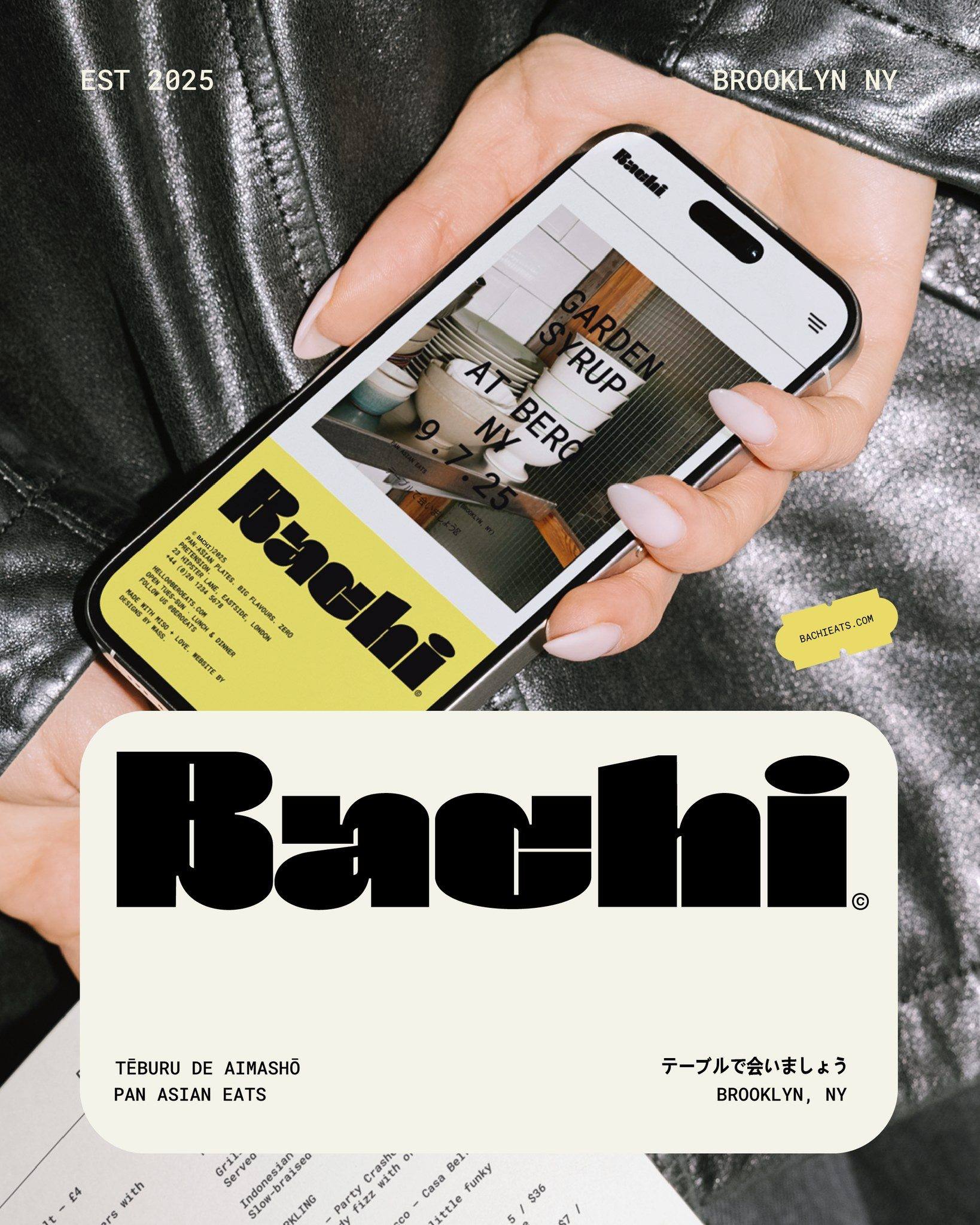 Bendito + Wass = Bachi 🍜
The new Mesón Bendito Collection by @bendito.mockup might just be my favourite yet! As someone who regularly uses their mockups, I knew the moment I got my hands on these they needed a brand that matched their energy.
So I created Bachi, a Pan Asian eats concept that’s bold, vibrant, and packs serious flavour. Designed using these stunning mockups, Bachi is all about colour, punch, and presence.
Its tagline is Tēburu de aimashō (テーブルで会いましょう) “Meet us at the table.” Because this brand is all about coming together over food; familiar, loud, and full of character, just like the visual direction.
Huge thanks to @bendito.mockup for sharing their latest Mesón Bendito Collection with me, it instantly sparked my creativity! Swipe through to see it all in detail with mockups, imagery, and more. I'd love know what you think!
Mockups: @bendito.mockup
Part 2 coming soon!
.
.
.
#branding #brandidentity #branddesign #logo #logodesigns #logoinspo #brandlogo #graphicdesign #designinspo #freelancedesigner #passionproject #briefproject #logochallenge #designchallenge #brandingbrief #benditomockup #foodbrand