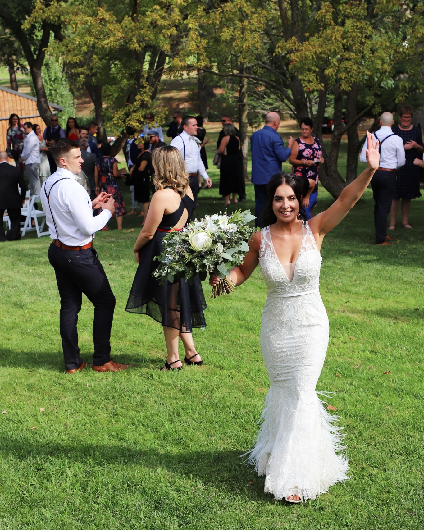 Celebrating the beautiful Rhiannon – happy birthday, bride extraordinaire and masterful maître d at The Barn!
Rhiannon & Aiden