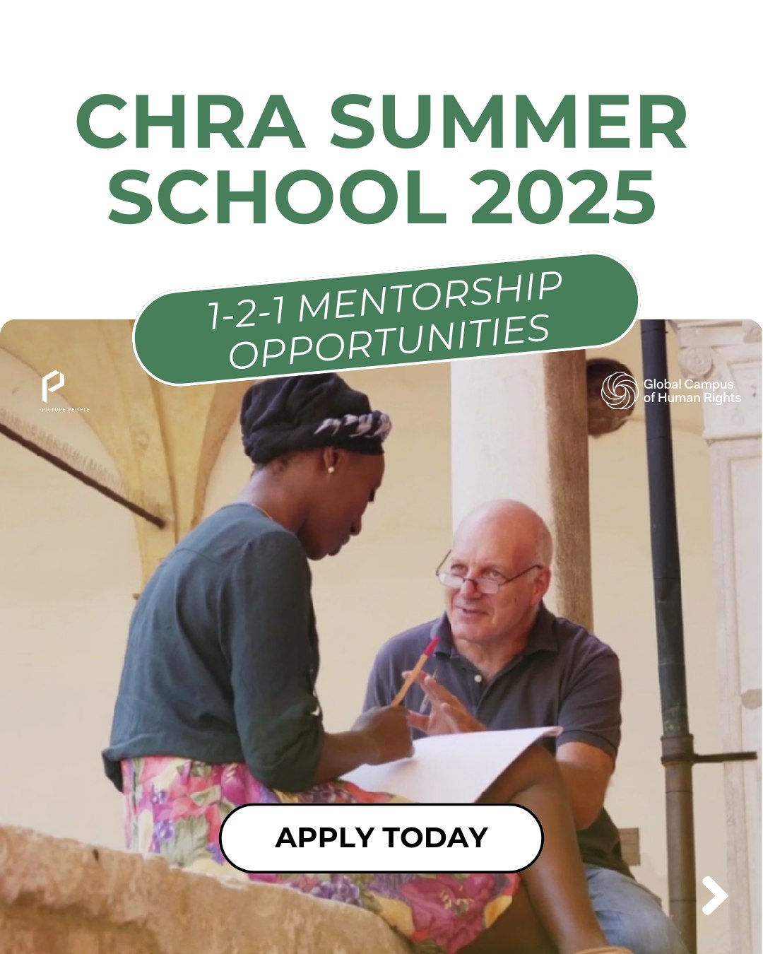 Got a visual media project that’s been sitting in the drawer?
It’s time to bring it to life.
At CHRA Summer School, you’ll get personalized mentorship from seasoned professionals who believe in your vision—and know how to help you shape it.
If your project tackles human or environmental rights, this is your moment to move from idea to impact.
➡️ Real feedback.
➡️ 1-on-1 support.
➡️ Practical guidance.
Apply now via the link in bio.
Let’s get that project moving.
Powered by @picturepeoplemsp and @gchumanrights.
#CHRASummerSchool #EnvironmentalRights #HumanRights #FilmCreatives #MediaForChange #FilmForChange #PhotographyForChange #VisualMedia #FilmSchool #CinemaIndustry #CinemaSchool