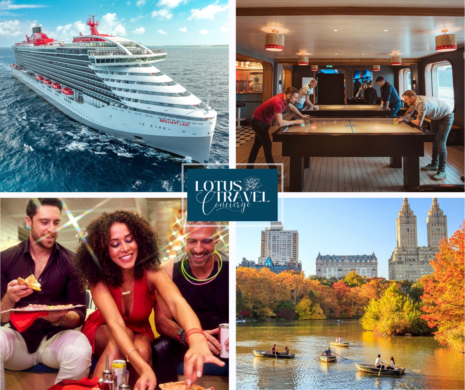 If you're looking to explore the Atlantic Coast this fall, this adults-only Virgin Voyages cruise from NYC aboard their newest ship is a fantastic choice.
Your journey begins in Boston, where you can grab a lobster roll and explore the historic North End. Next, visit Eastport, Maine, for fresh seafood and views. Then, explore Saint John, New Brunswickโs history and waterfront, followed by Halifax, Nova Scotiaโs stunning harbor. Finally, return to New York.
The best part? Everythingโs included - dining in 20+ eateries (YES, even the specialty restaurants!), shows, gratuities, basic Wi-Fi, and even a beverage package. Plus, I have exclusive agency-only pricing for you!
Reach out for more details and let's get you booked!
www.lotustravelco.com/contact
#CruiseVacation #AtlanticCoast #ExploreBoston #SaintJohn #Halifax #TravelWithUs #ExclusivePricing #TravelAgent #Cruise #VirginVoyages #VVFirstMate