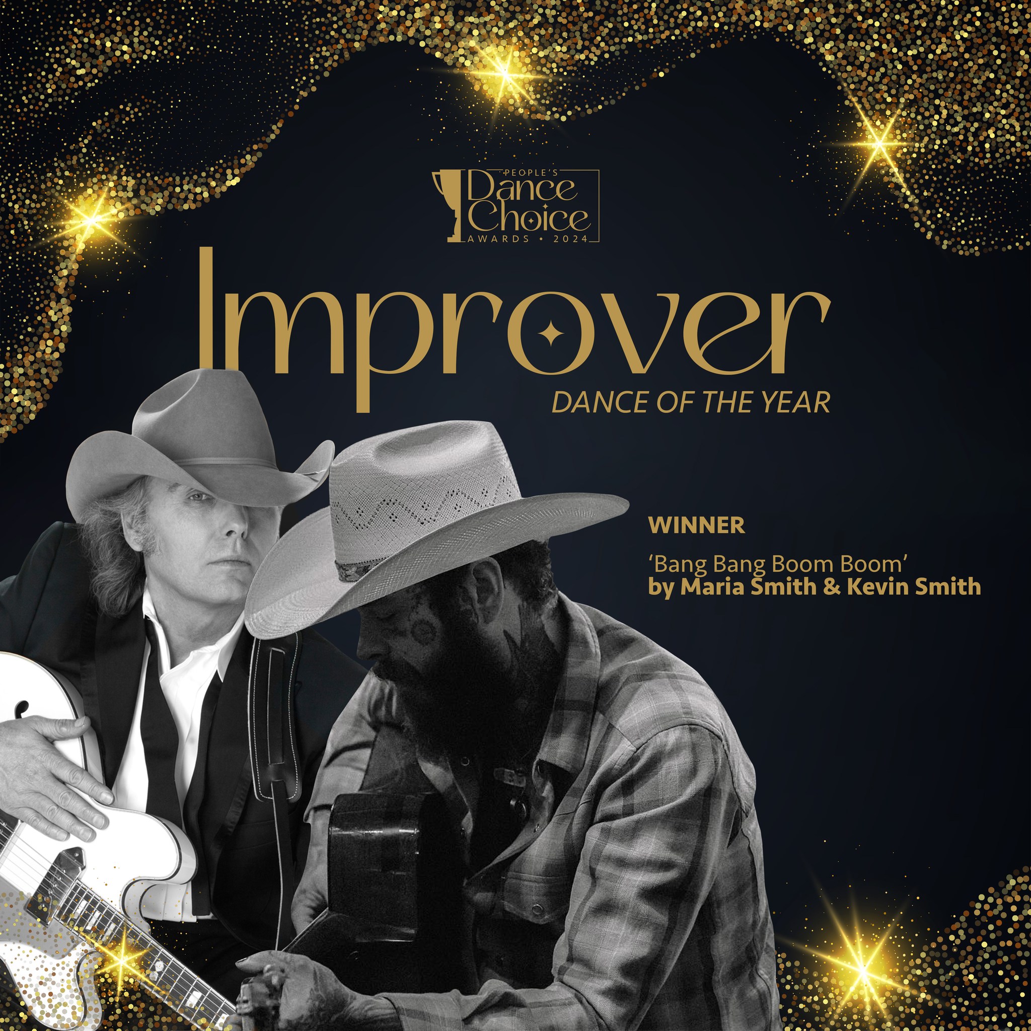 Improver Dance of the Year goes to...
'Bang Bang Boom Boom' by Maria Smith & Kevin Smith
#culpeppersuk #culpepperclub #linedance #linedancing #awards #peoplesdancechoice #basildon #essex