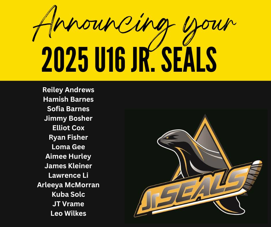 Congratulations to all our selected players - we can't wait to watch your show your skills to the rest of the country!
Round 1 runs from the 1 July to 4 July in Dunedin and our Jr Seals will be facing off against the best of the best from Auckland, Christchurch, Queenstown and Dunedin