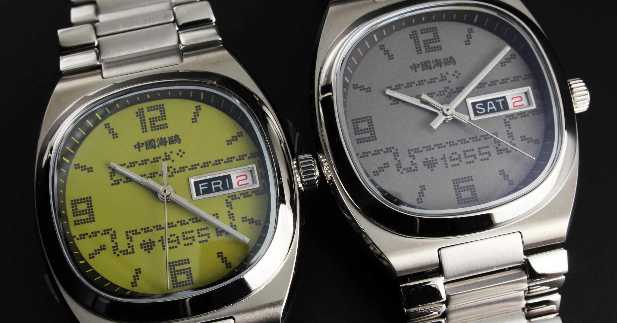 Two bold expressions of retro style, sleek and understated in grey, vibrant and playful in green. Both pay tribute to the iconic game and the nostalgic snake cellphone era of the 1990s.
https://www.seagullwatchcompany.com/product-page/seagull-retro-small-tv-greedy-snake-unisex-dual-calendar-automatic-watch-1051
#watchcollector #watchesformen #timepieces #watchoftheday #watchesforwomen #watchesoftheday #watchesofinsta #Seagull1963 #watchesofinstagram #instawatch #watchlover #wristwatches #wristwatch #Watches #dailywatch #watchaddict #watchesforsale #chinawatches #seagullwatch