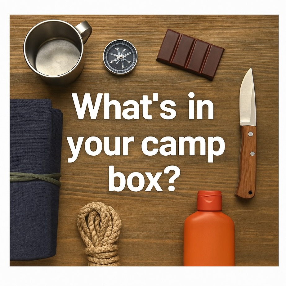 🧭 Tent Campers, What’s In Your Camp Box?
You can only pack five essentials for camping… what makes the list? 🔥🎒
Do you bring all the classics? Or do you have a must-have that’s totally unique?
Let’s hear your top 5 in the comments below ⬇️
We’ll go first:
• Marshmallows
• Bug spray
• Coffee
• Flashlight
• Good company 😊