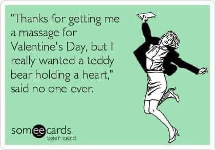 Tag whomever needs a loving nudge to buy you a massage gift certificate for Valentine’s Day! 😉