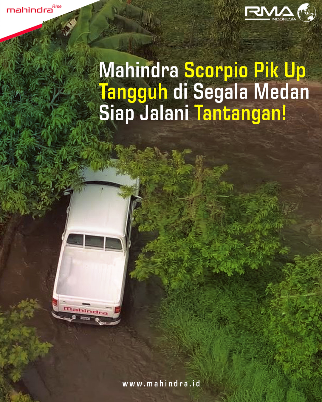 Tangguh di medan berat, siap untuk bermacam tantangan. Mahindra Scorpio Pik Up, partner sejati kesuksesan Anda.
.
.
.
#MahindraScorpio #PikUpKeren #MahindraIndonesia #YourPartnerInSuccess #RMAIndonesia #mahindra4x4 #mining #plantation #farming #miningindonesia #minerals #coal #tambang #sobatenergi #ESDM #miningexpo #agriculture #agriculturelife #tipsandtrick #pertanian #perkebunan #pertambangan #fleet #fleetrental #rentalfleet #pickuprental