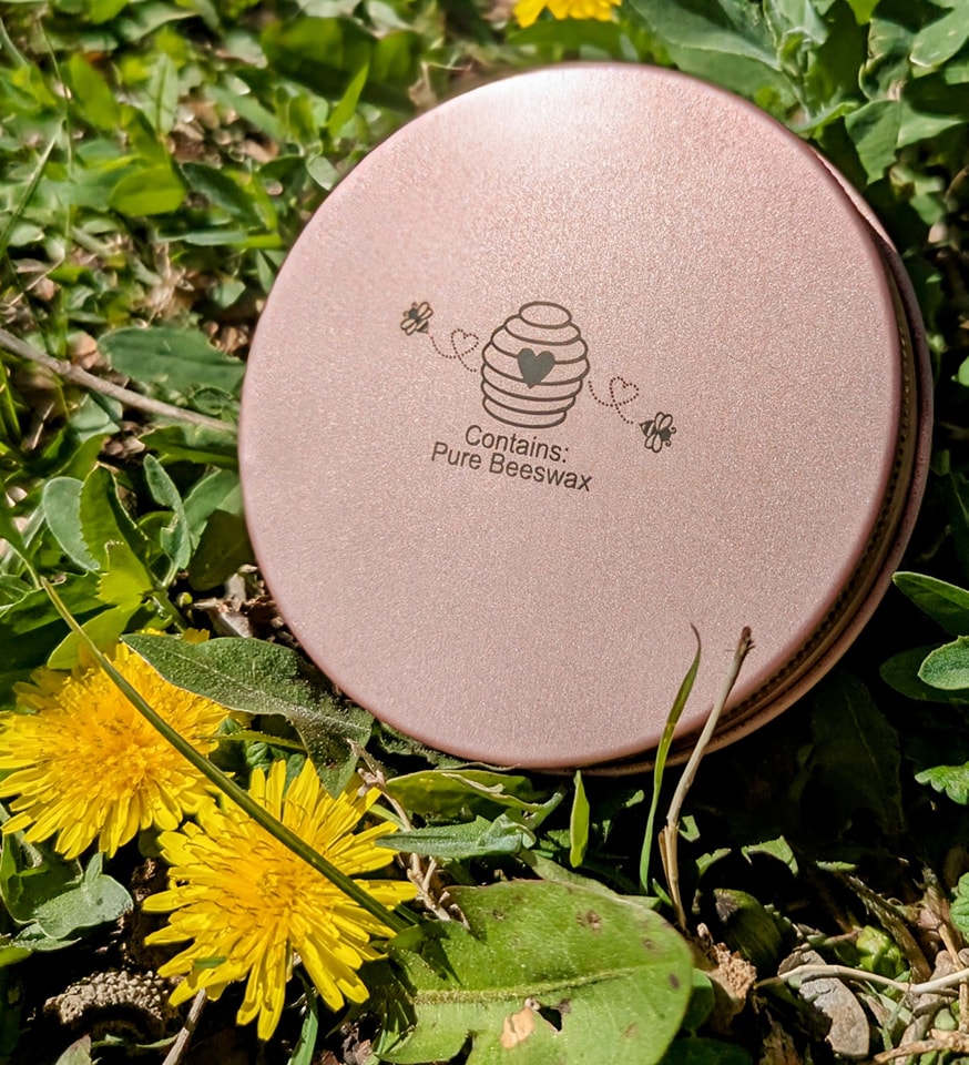 We made some of these containers for a local bee keeper! We think they turned out absolutely bee-utiful!