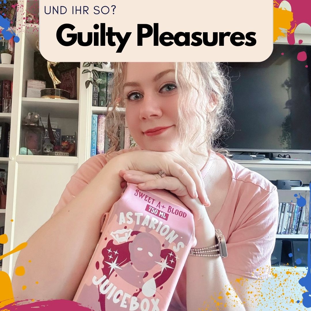 Habt ihr eigentlich "Guilty Pleasures"? Also Sachen, die einem Freude bereiten die man aber nicht unbedingt mit anderen unbedingt so genau teilt? Oder seid ihr offene Bücher?
ich hab da z.B. bestimmte Musik, Fanfictions zu meinen Lieblingscharakteren und noch so viel mehr, was ich eigentlich nie so an die große Glocke hänge :D